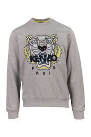 Tiger Sweatshirt Men Fashion Kenzo Paris Cotton Long Sleeve Casual
