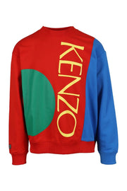 Kenzo Logo Sweat Shirt Men Fashion Long-Sleeve Cotton Casual Trendy Stylish