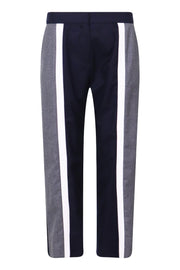 Colourblock Flannel Pant Fashion Bottoms Long Pants Basic