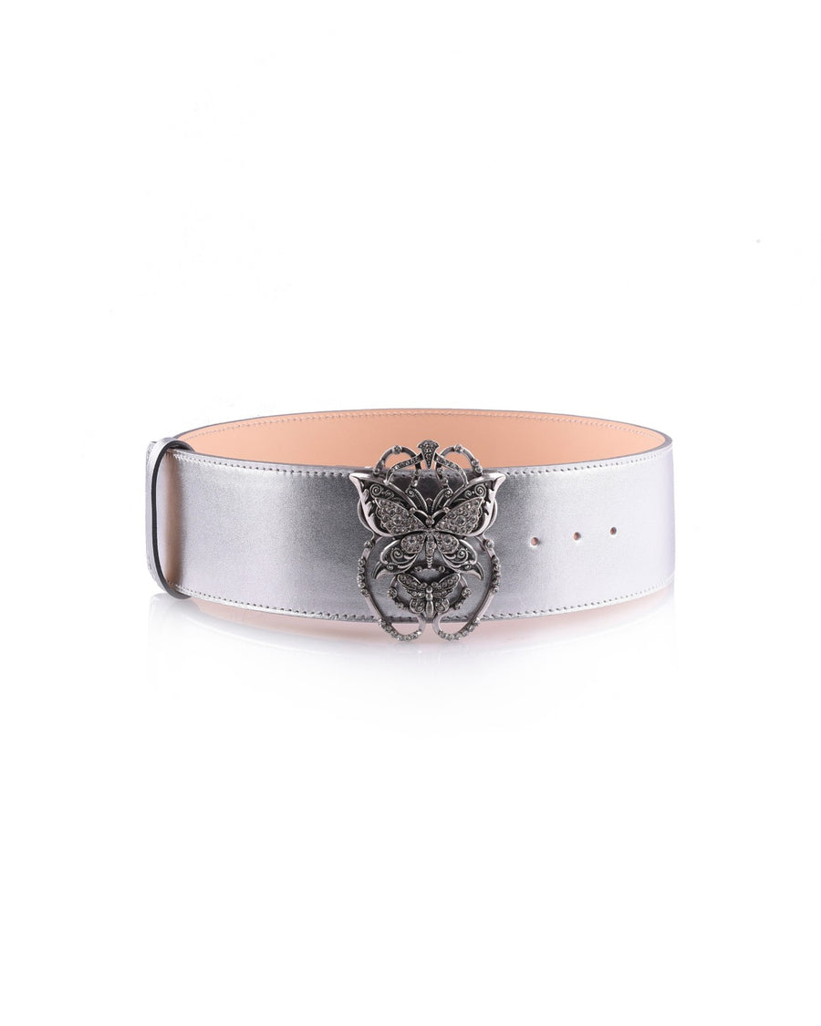 Elegant Evening Wear Colleciton Swaroski Butterfly Totems Leather Belt