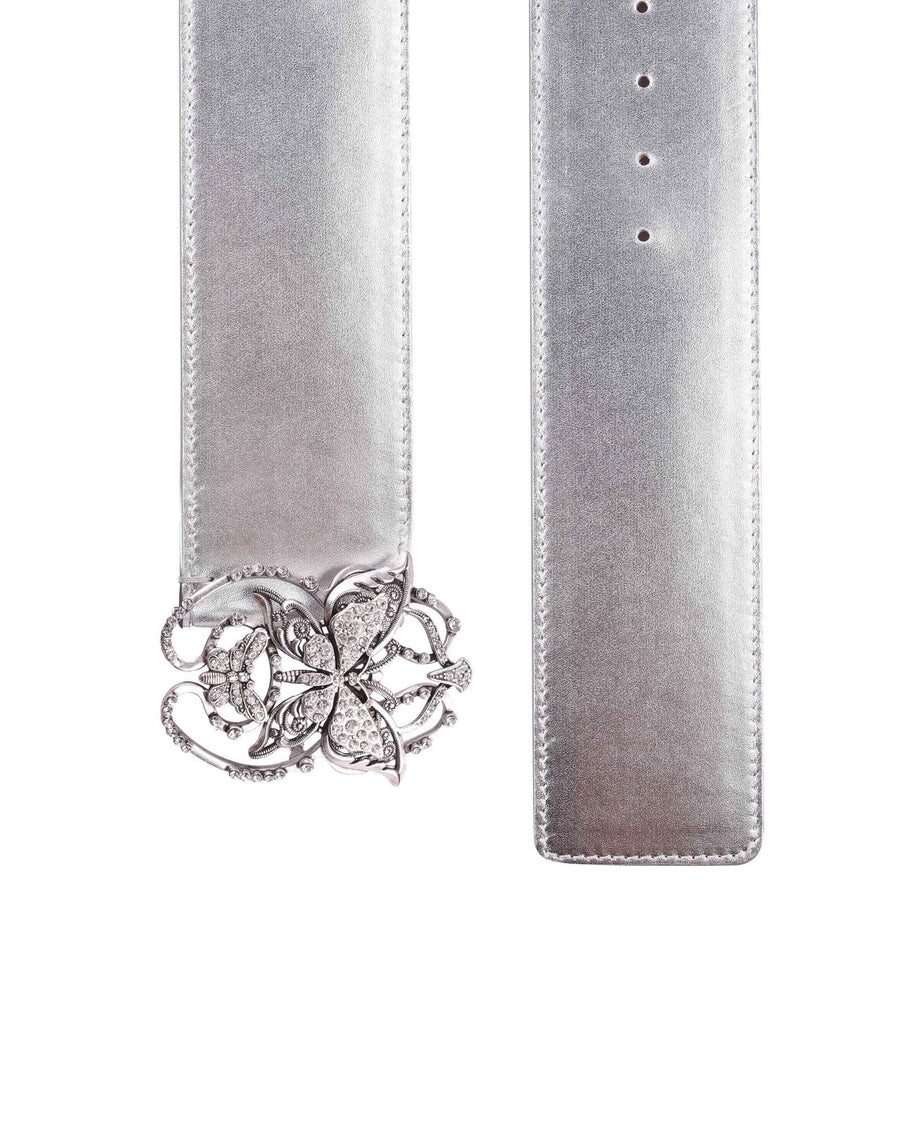 Elegant Evening Wear Colleciton Swaroski Butterfly Totems Leather Belt