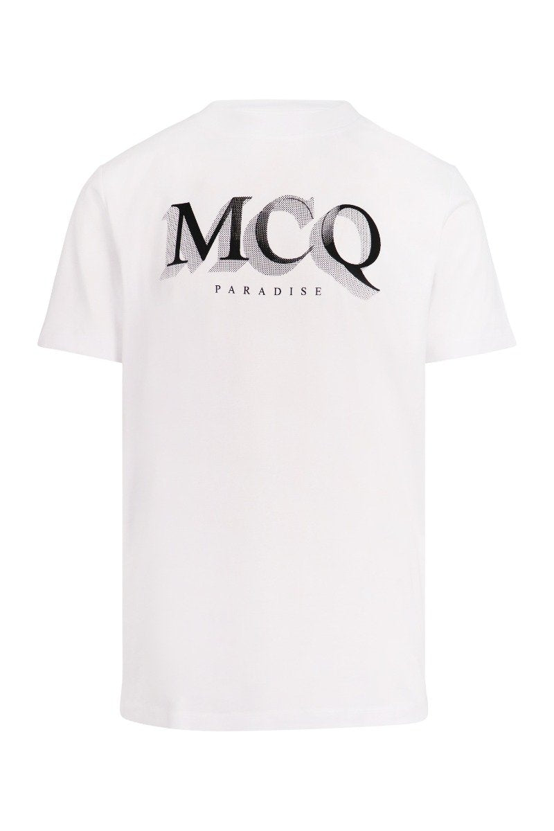 Mcq Paradise T-Shirt Men Fashion Cotton Short-Sleeve Casual Tee Wear