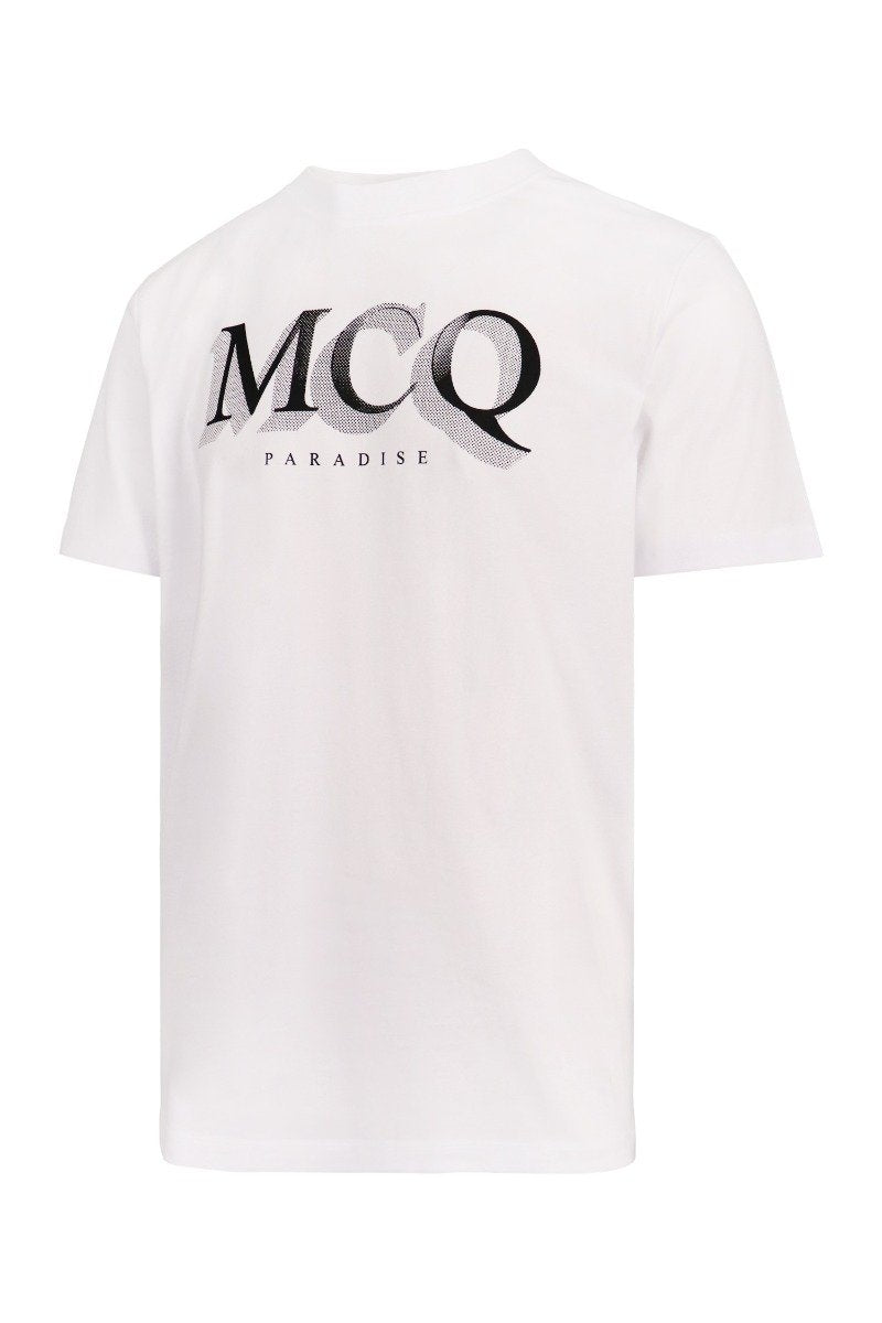 Mcq Paradise T-Shirt Men Fashion Cotton Short-Sleeve Casual Tee Wear