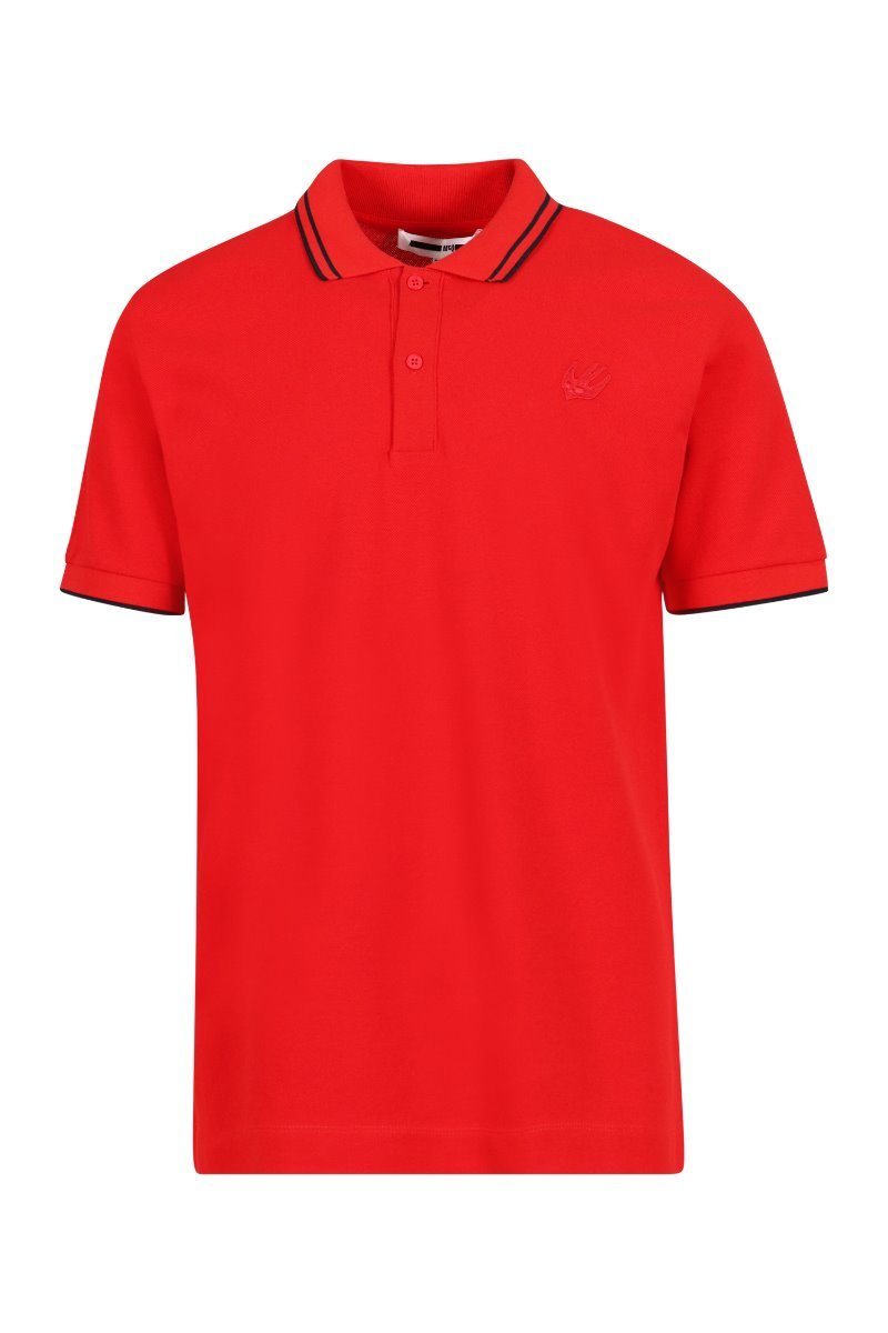 Swallow Badge Polo Men Fashion MCQ Cotton Short Sleeve Top