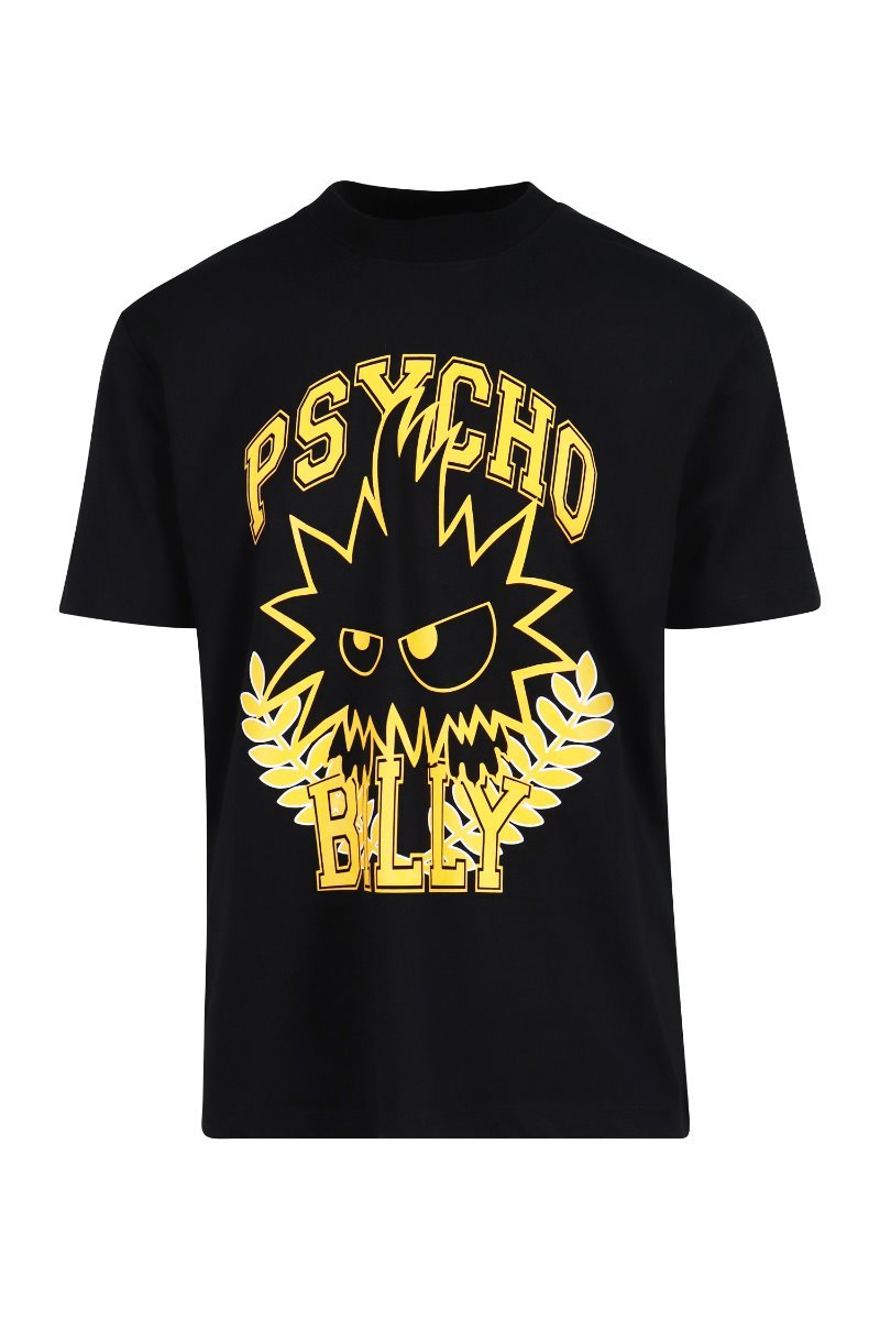 Psycho Billy Monster T-Shirt Men Fashion MCQ Cotton Short-sleeve Casual Tee