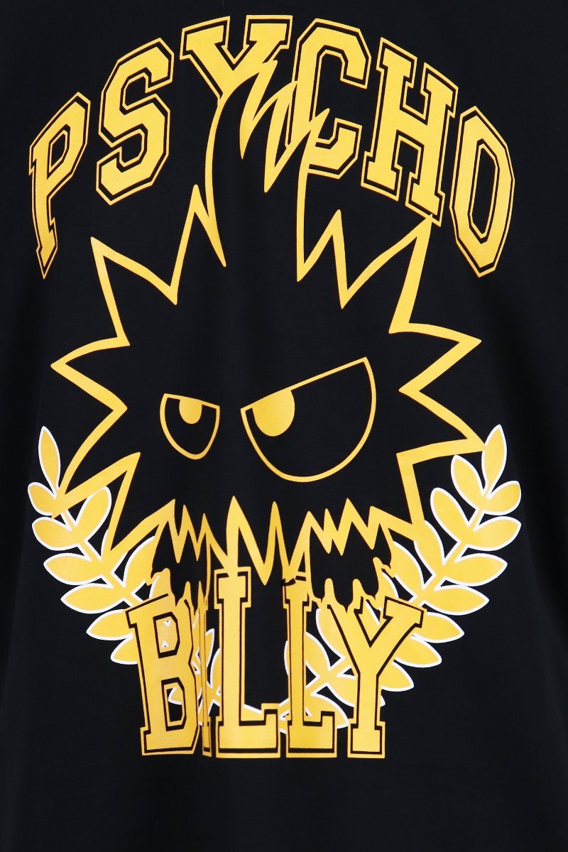 Psycho Billy Monster T-Shirt Men Fashion MCQ Cotton Short-sleeve Casual Tee