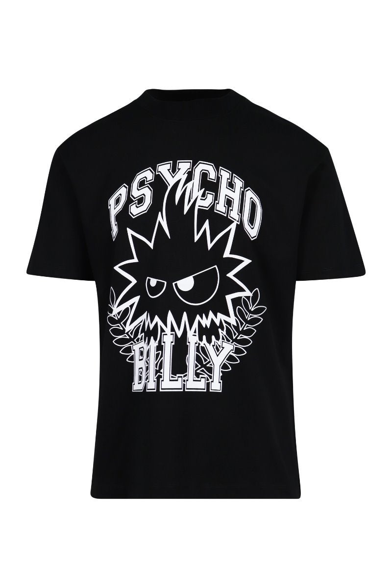 Psycho Billy Monster T-shirt Men Fashion MCQ Cotton Short-sleeve Casual Tee