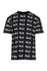 Allover Metal Mcq Logo T-Shirt Cotton Crew neck T-shirt Logo Prints Fashion Unisex Men Women