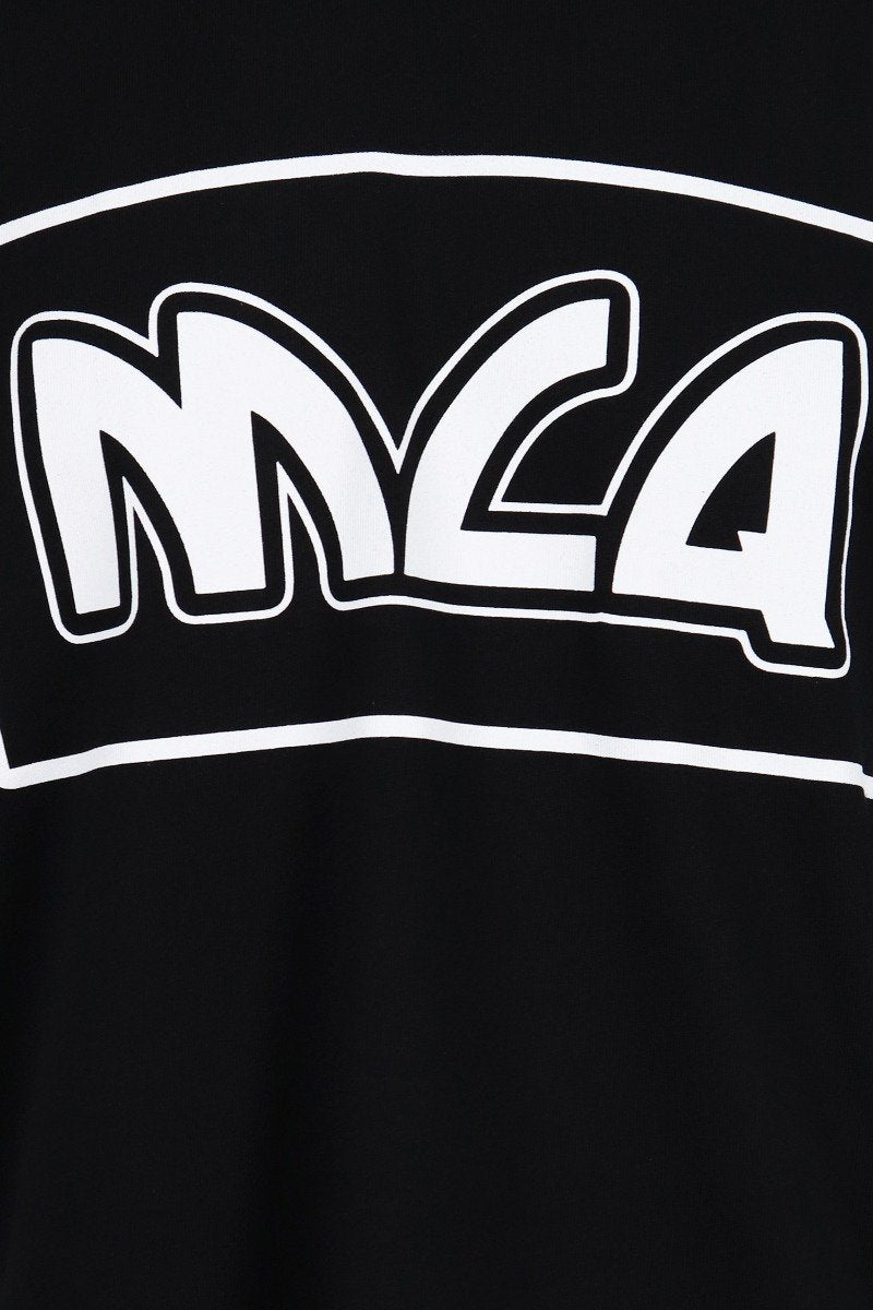 Metal Mcq Logo T-Shirt Men Fashion Cotton Short-Sleeve Casual Tee