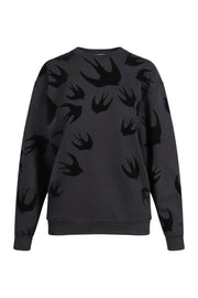 Swallow Sweatshirt Women Fashion MCQ Cotton Long Sleeve Casual Top