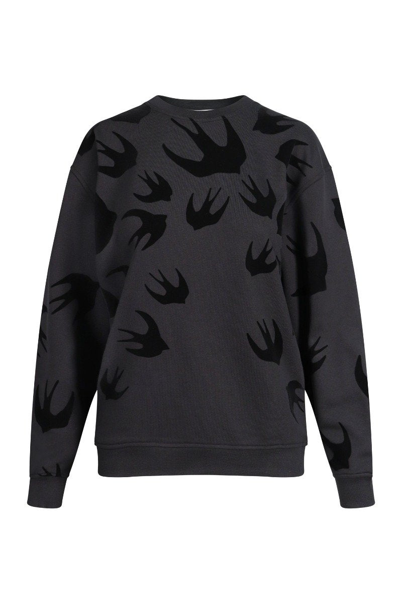 Swallow Sweatshirt Women Fashion MCQ Cotton Long Sleeve Casual Top