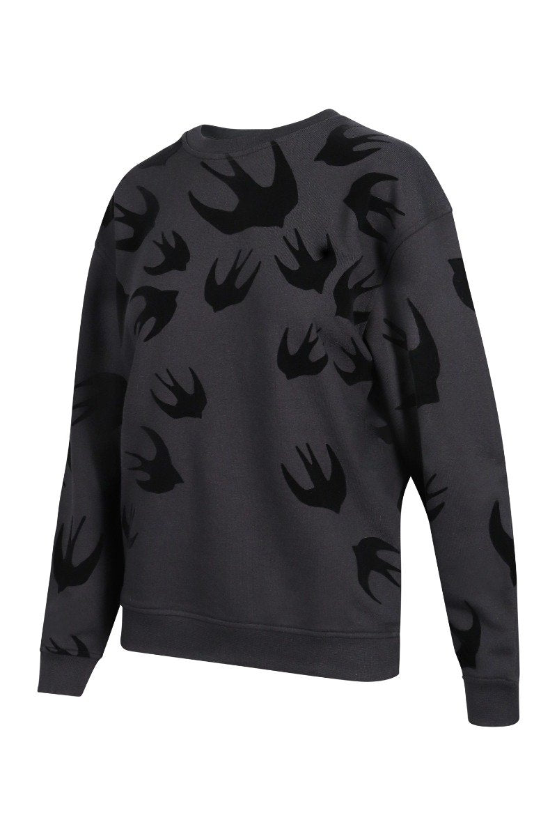 Swallow Sweatshirt Women Fashion MCQ Cotton Long Sleeve Casual Top