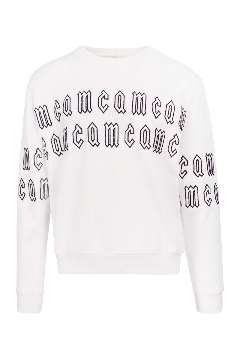 Repeat Mcq Sweatshirt Men Fashion Cotton Long-Sleeve Casual