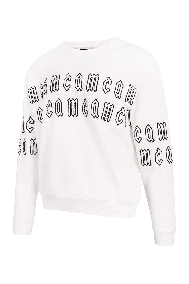 Repeat Mcq Sweatshirt Men Fashion Cotton Long-Sleeve Casual