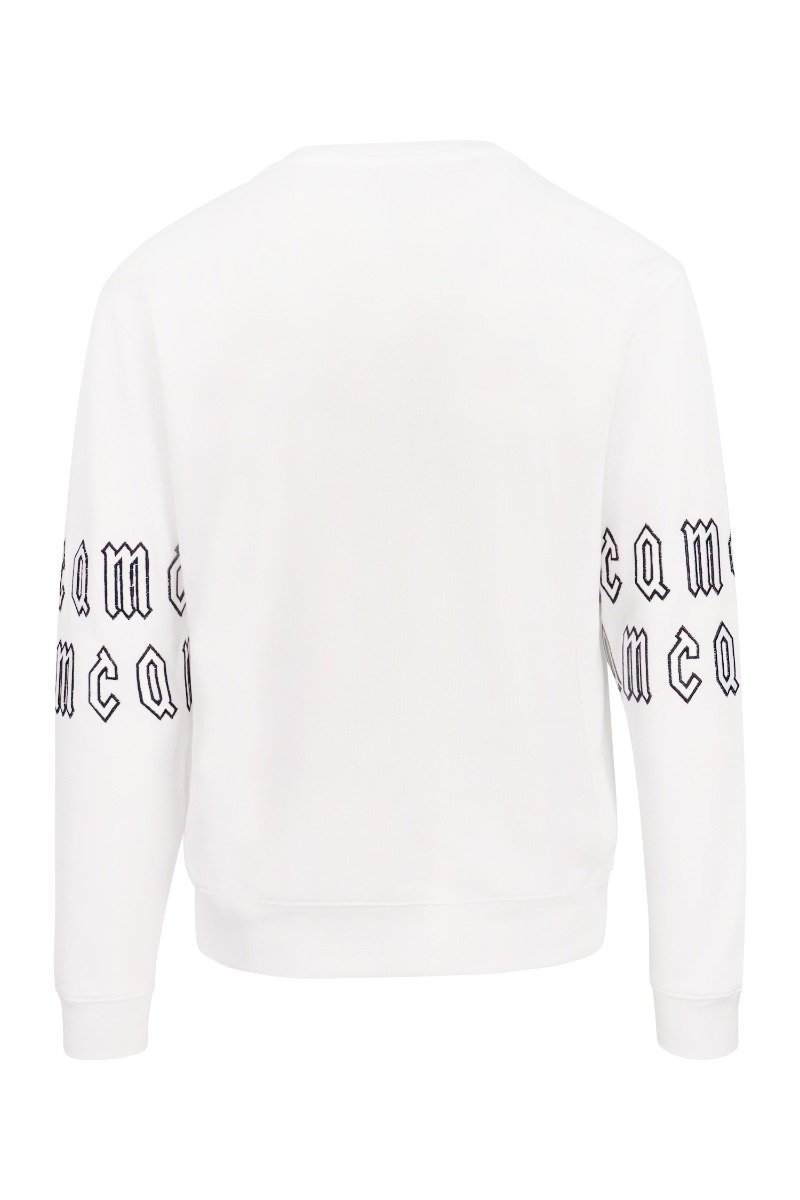 Repeat Mcq Sweatshirt Men Fashion Cotton Long-Sleeve Casual