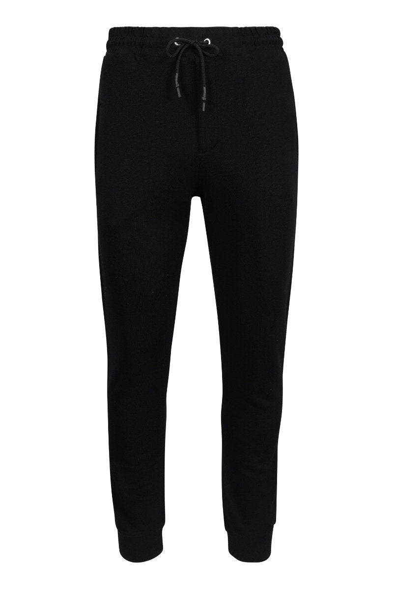 Metal Mcq Logo Sweatpant Men Fashion Cotton Long Casual Sport Elastic