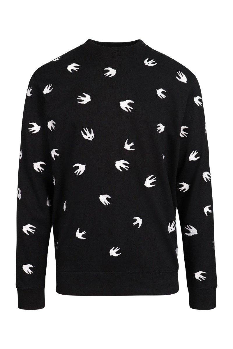 Swallow Sweatshirt Men Fashion MCQ Cotton Blend Long Sleeve Casual Top