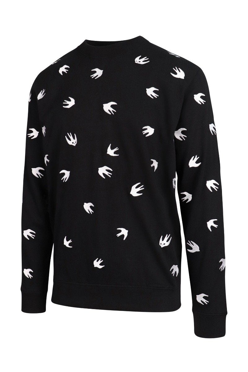 Swallow Sweatshirt Men Fashion MCQ Cotton Blend Long Sleeve Casual Top