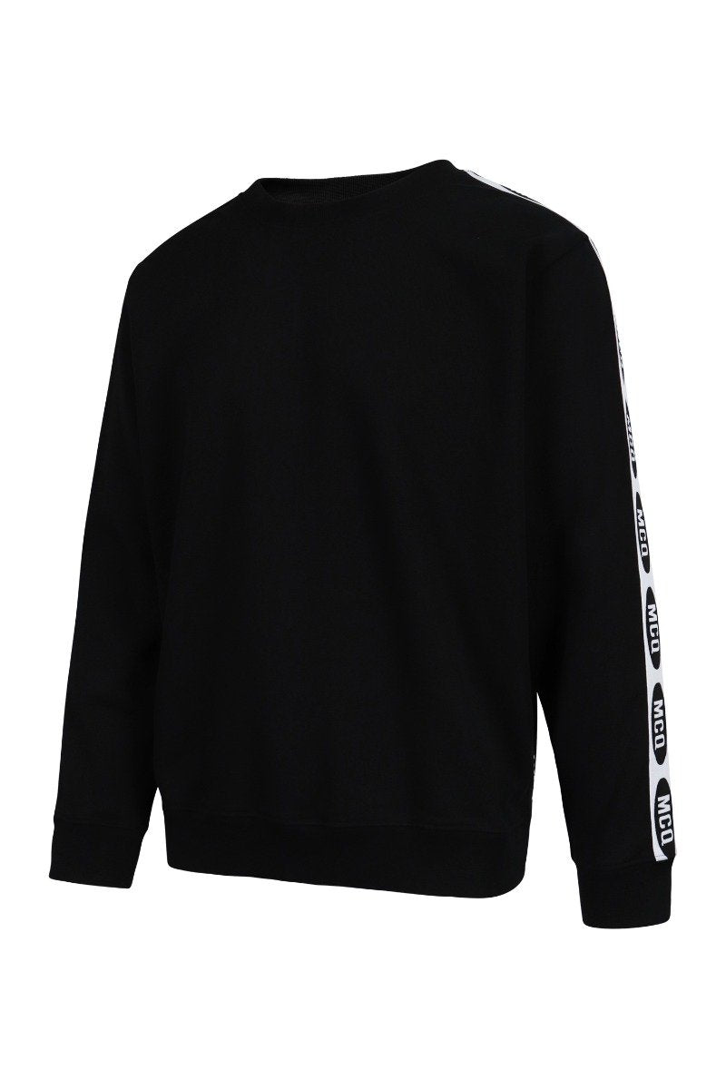 Mcq Tape Sweatshirt Men Fashion Cotton Long-Sleeve Oversized Casual Wear