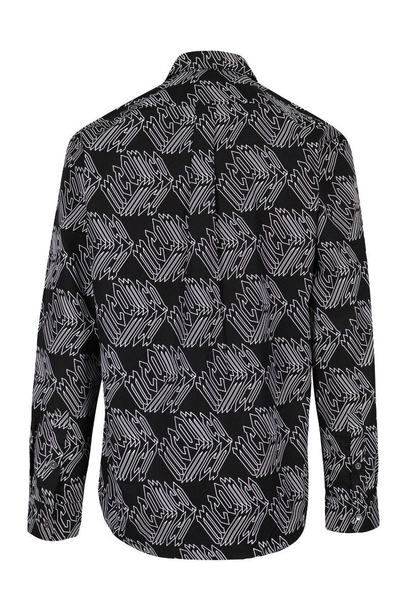 Mcq Cube Shirt Men Fashion Cotton Long-Sleeve Casual Chic Stylish