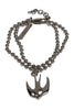 Swallow Double Wrap Bracelet Women Fashion MCQ Brass Hand Accessories