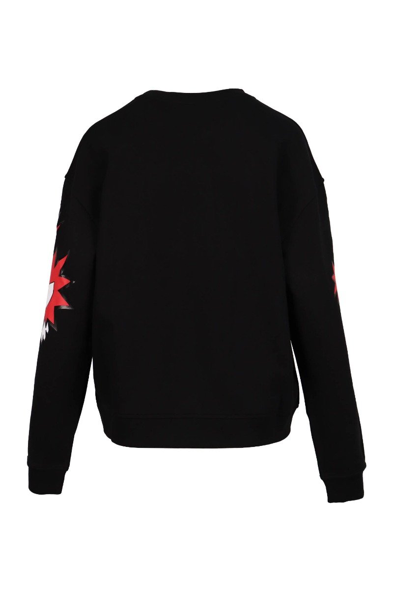 Monster Sweatshirt Women Fashion MCQ Cotton Long-Sleeve Top Casual