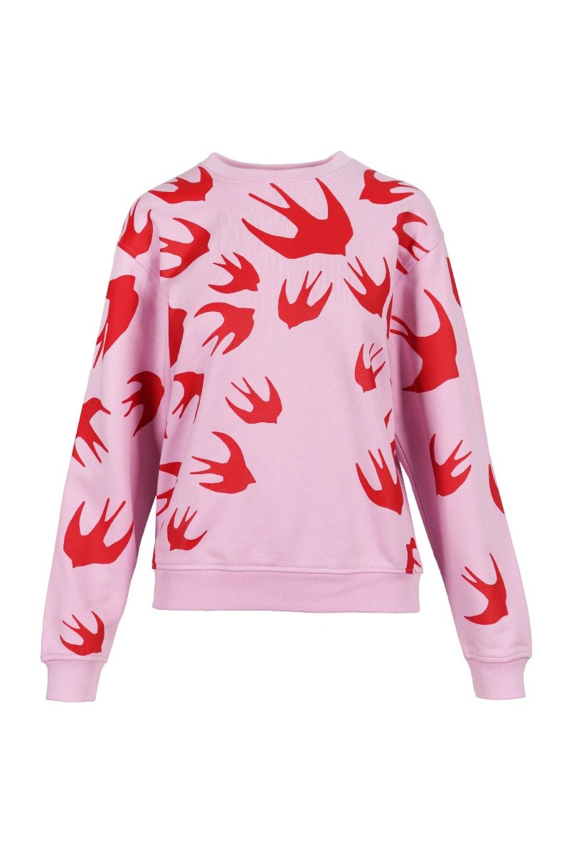 Swallow Sweatshirt Women Fashion MCQ Cotton Long Sleeve Casual Top