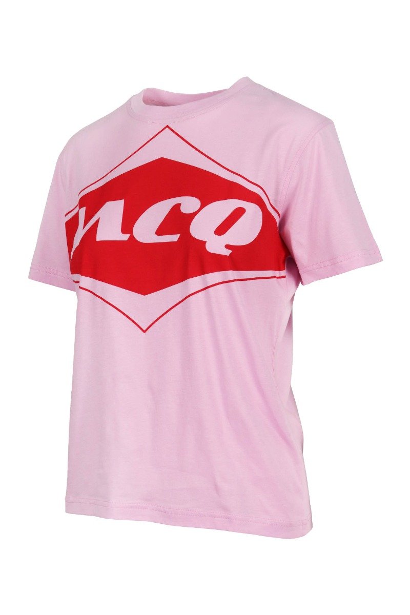 Mcq Diamond Logo T-Shirt Women Fashion Cotton Short-Sleeve Casual Tee Wear
