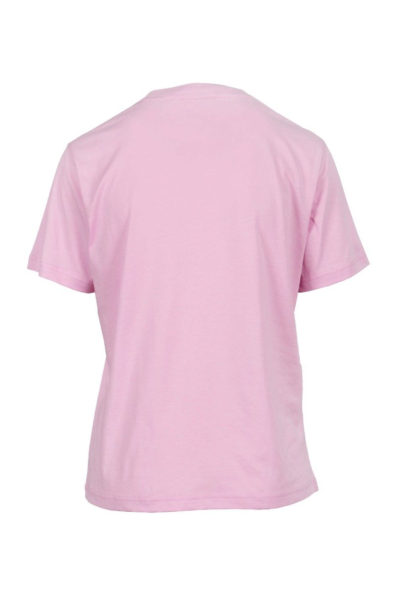 Mcq Diamond Logo T-Shirt Women Fashion Cotton Short-Sleeve Casual Tee Wear