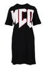 Mcq Tour Logo T-Shirt Dress Women Fashion Cotton Short-Sleeve Onepiece Casual Trendy