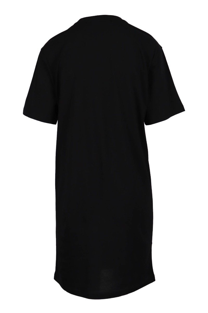 Mcq Tour Logo T-Shirt Dress Women Fashion Cotton Short-Sleeve Onepiece Casual Trendy