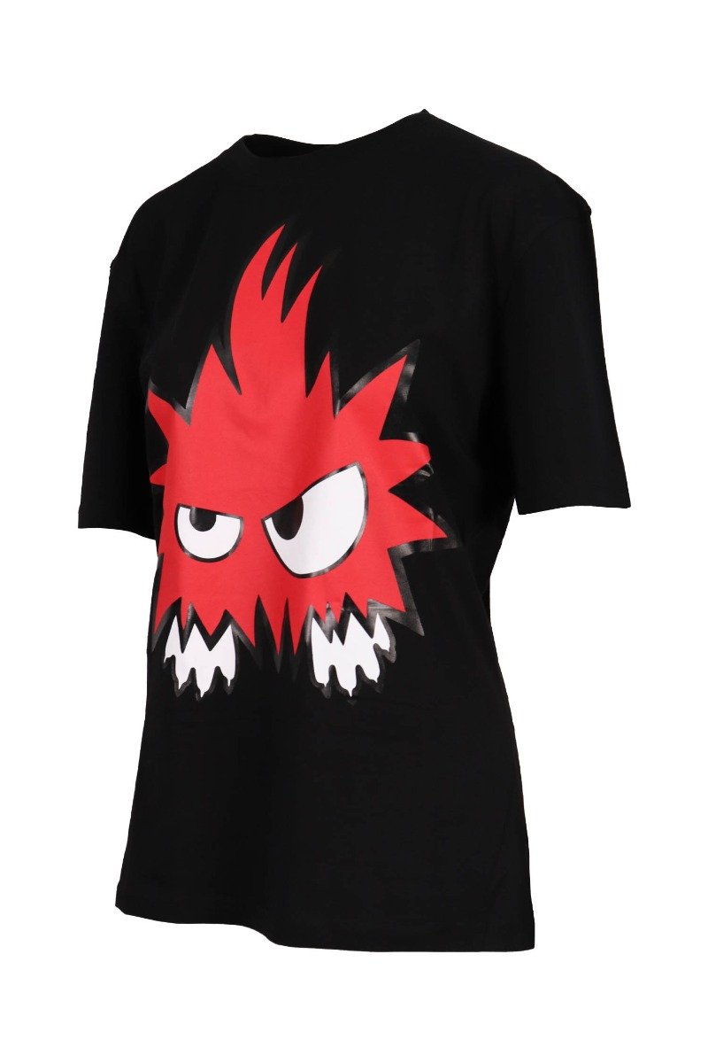 Psycho Billy Monster T-shirt Women Fashion MCQ Cotton Short-sleeve oversized Casual Tee