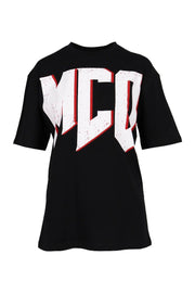 Mcq Tour Logo T-Shirt Women Fashion Cotton Short-Sleeve Casual Trendy