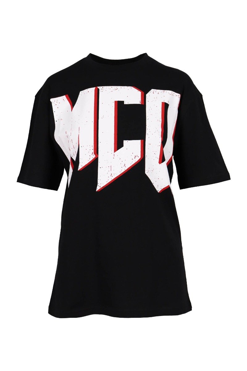 Mcq Tour Logo T-Shirt Women Fashion Cotton Short-Sleeve Casual Trendy