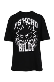 Psycho Billy Monster T-shirt Women Fashion MCQ Cotton Short-sleeve Oversized Casual Tee
