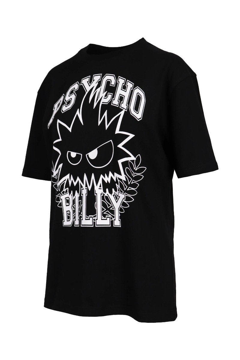 Psycho Billy Monster T-shirt Women Fashion MCQ Cotton Short-sleeve Oversized Casual Tee