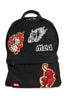 Flaming Bunny Badges Backpack Bags Fashion Badges Casual Unisex Men Women