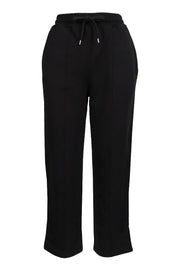 Metal Mcq Logo Sweatpant Women Fashion Cotton Long Casual Sport Elastic