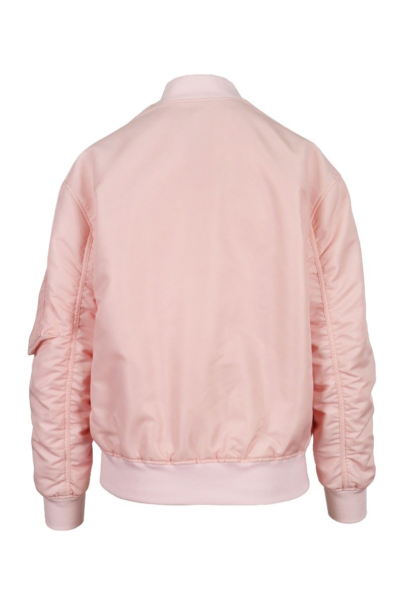 Mcq Badge Jacket Women Fashion Polyamide Long-Sleeve Outwear Coat Trendy