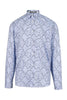 Monster Shirt Men Fashion MCQ Cotton Long-Sleeve Casual Pattern trendy Designer