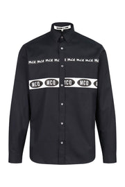 Metal Mcq Shirt Men Fashion Cotton Long-Sleeve Casual Trendy