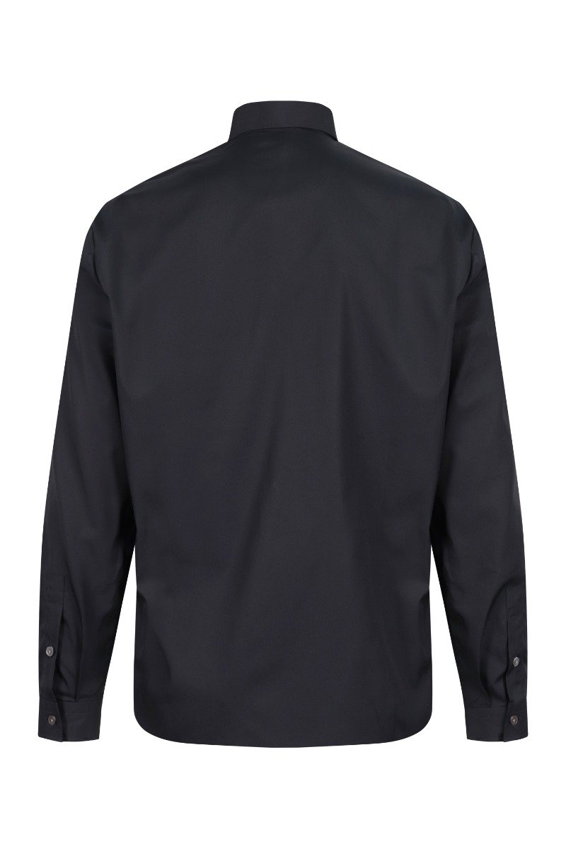 Metal Mcq Shirt Men Fashion Cotton Long-Sleeve Casual Trendy