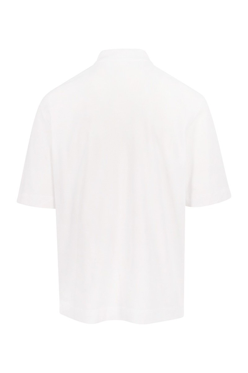 Mcq Varsity Polo Men Fashion Cotton Short-Sleeve Shirt Casual Classic Regular-Fit