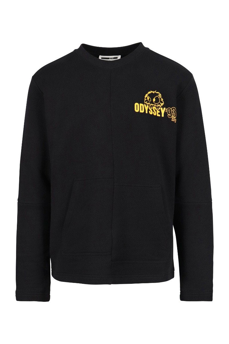 Monster Sweatshirt Men Fashion MCQ Cotton Long-Sleeve Top Casual
