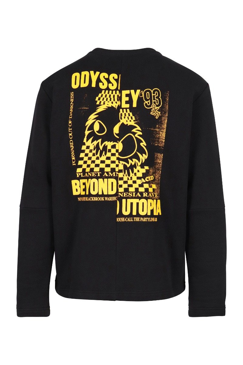 Monster Sweatshirt Men Fashion MCQ Cotton Long-Sleeve Top Casual