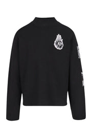 Flaming 8 Ball Sweatshirt Cotton Long Sleeves Unisex Men Women Fashion
