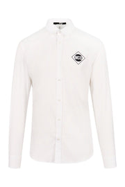 Motor City Shirt Men Fashion MCQ Cotton Long-Sleeve Classic Semi-Casual