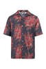 Floral Print Shirt Cotton Floral Print Shirt Short Sleeves Menswear 
