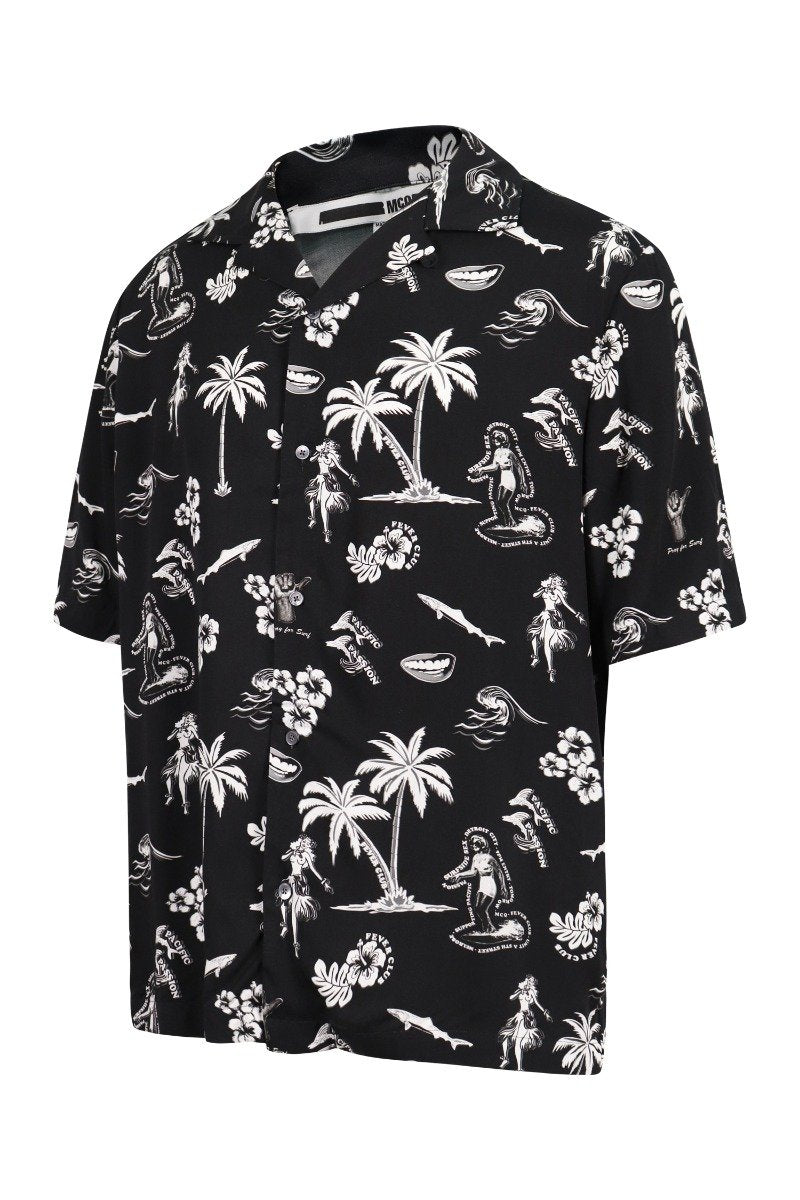Hawaian Print Shirt Menswear Shirt Floral Print Casual 
