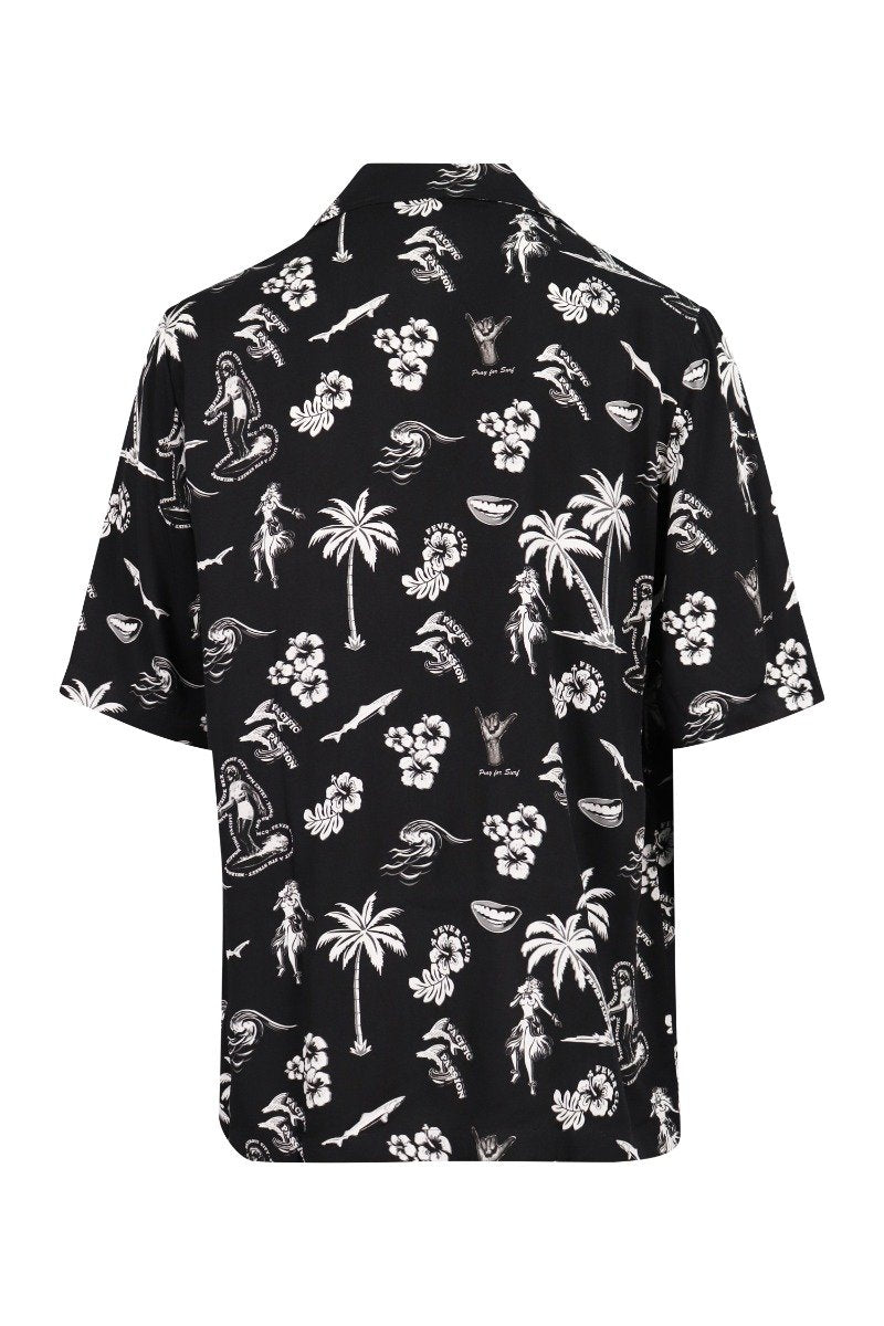 Hawaian Print Shirt Menswear Shirt Floral Print Casual 